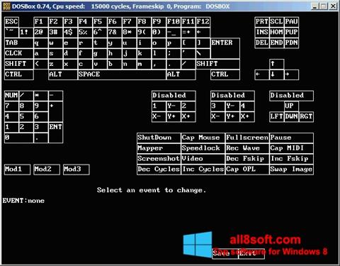 Ekrānuzņēmums DOSBox Windows 8