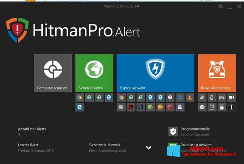 Ekrānuzņēmums HitmanPro Windows 8
