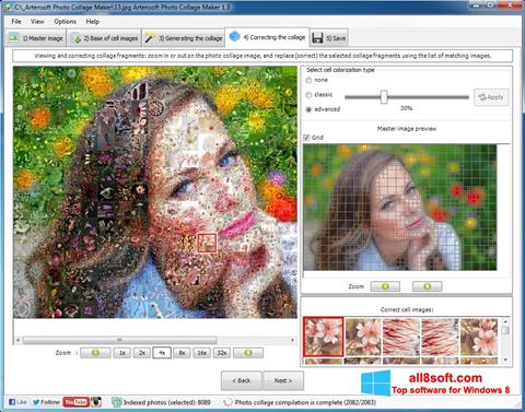 Ekrānuzņēmums Photo Collage Maker Windows 8
