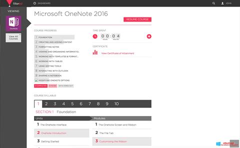 Ekrānuzņēmums Microsoft OneNote Windows 8