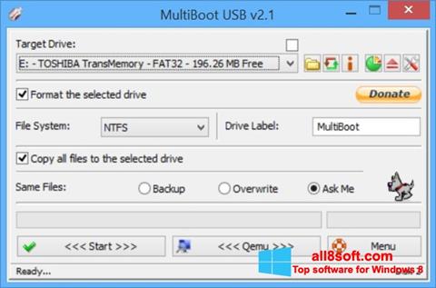 Ekrānuzņēmums Multi Boot USB Windows 8