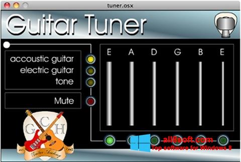 Ekrānuzņēmums Guitar Tuner Windows 8