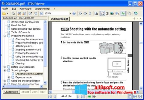 Ekrānuzņēmums STDU Viewer Windows 8