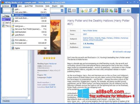 Ekrānuzņēmums All My Books Windows 8