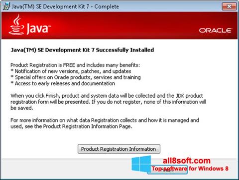 Ekrānuzņēmums Java Windows 8