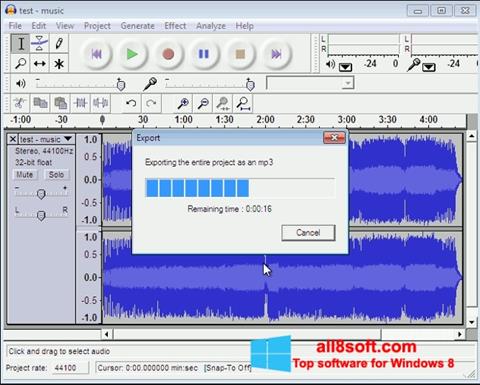 Ekrānuzņēmums Lame MP3 Encoder Windows 8
