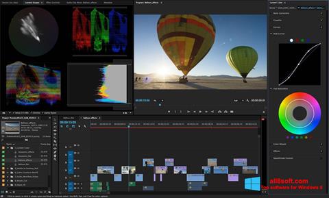 Ekrānuzņēmums Adobe Premiere Pro Windows 8