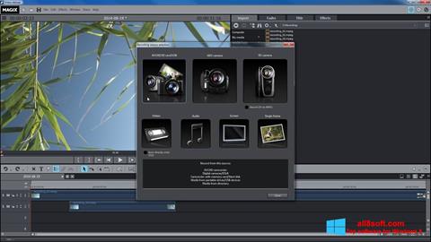Ekrānuzņēmums MAGIX Movie Edit Pro Windows 8