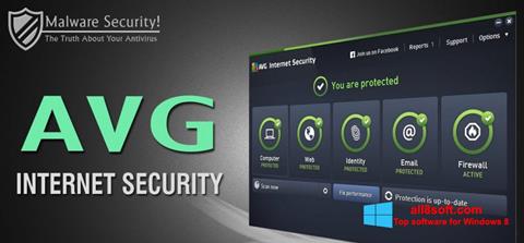 Ekrānuzņēmums AVG Internet Security Windows 8