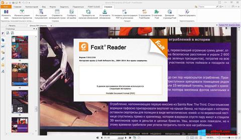 Ekrānuzņēmums Foxit Reader Windows 8