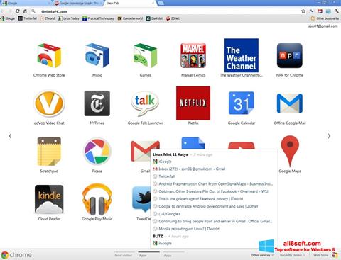 Ekrānuzņēmums Google Chrome Offline Installer Windows 8