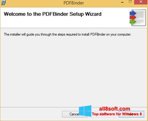 Ekrānuzņēmums PDFBinder Windows 8