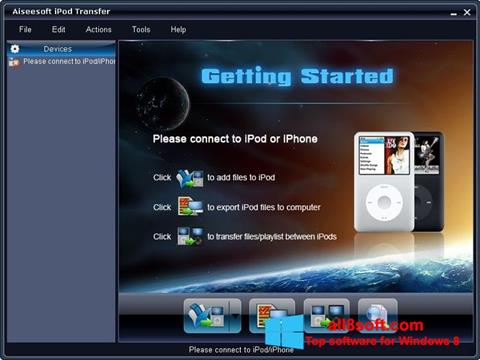 Ekrānuzņēmums iPhone PC Suite Windows 8